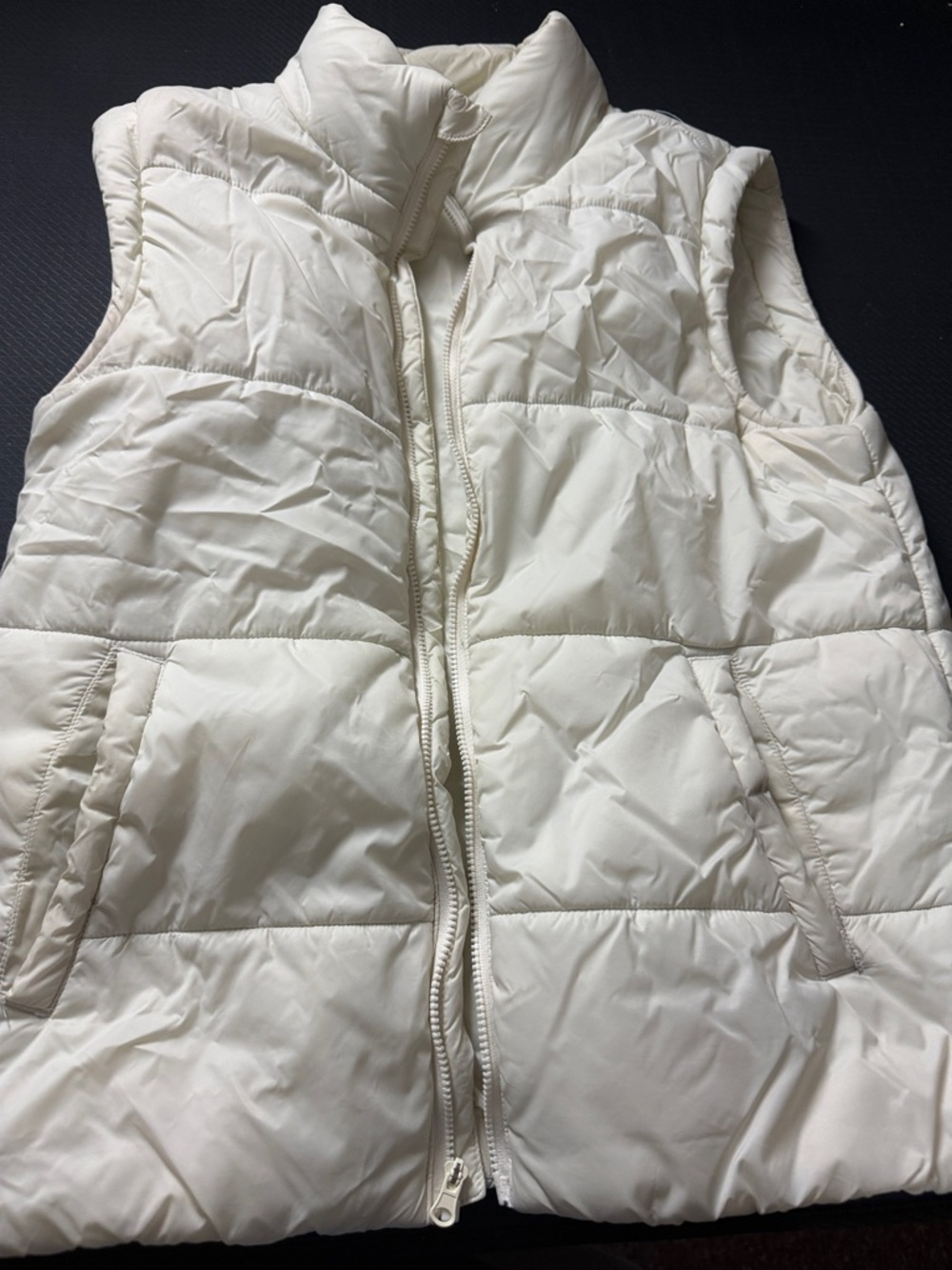 DSG Ivory Quilted Puffer Vest